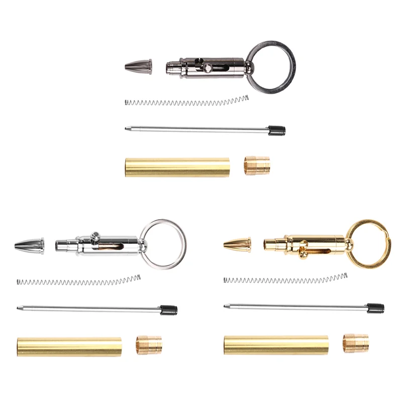 Hot Sale-Wood Mini Bolt Pen/Keychain For Men Gift Woodturning Ballpoint Kit Turning Pen Kits