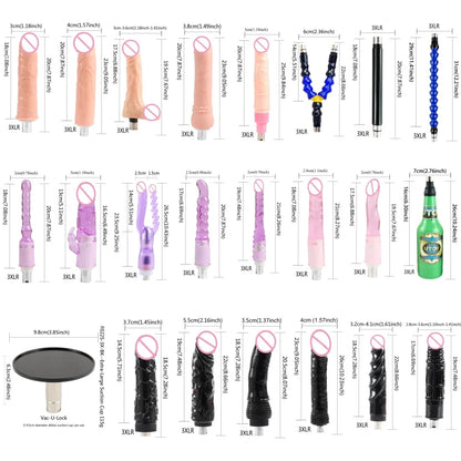 FREDORCH Upgraded Sex Machine for Women with Dildos Automatic Masturbation Machine Pump Gun Love Machine Couple Sex Toys