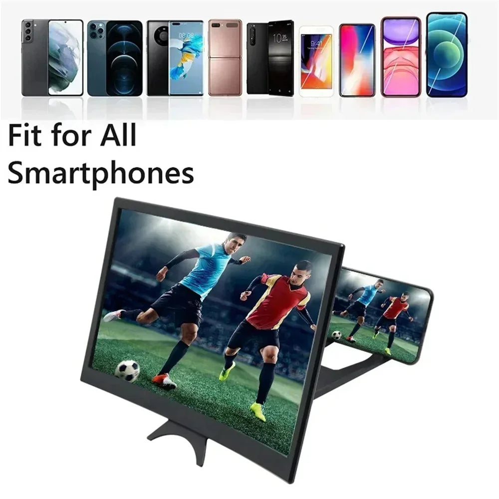 Mobile Phone Screen Protect Eyes HD Magnifier Movie Video Amplifier Holder Enlarger Screen Smart Phone Magnifying Curved Screen
