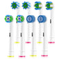 Brush Head nozzles for Oral B Replacement Toothbrush Head Sensitive Clean Sensi Ultrathin Gum Care Brush Head for oralb