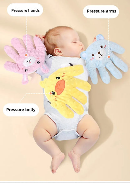 Baby Electric Soothing Palm Sleep Pillow Newborn Heated Remote Control Simulated Palm Slapping Sleep Pad Baby Care Accessories
