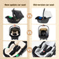 Baby stroller 3 in 1 Baby carriage Portable luxurious travel pram High landscape newborn baby stroller with baby carrier PU