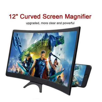 Mobile Phone Screen Protect Eyes HD Magnifier Movie Video Amplifier Holder Enlarger Screen Smart Phone Magnifying Curved Screen