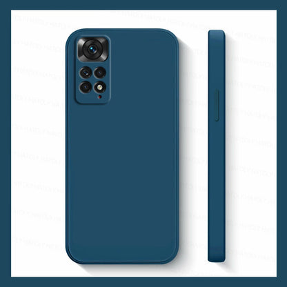 Case For Xiaomi Redmi Note 11 Case Redmi Note 11 10 10s 11s 12 12s 13 Pro Plus 5G Cover Anti-drop Liquid Silicone Cover Case
