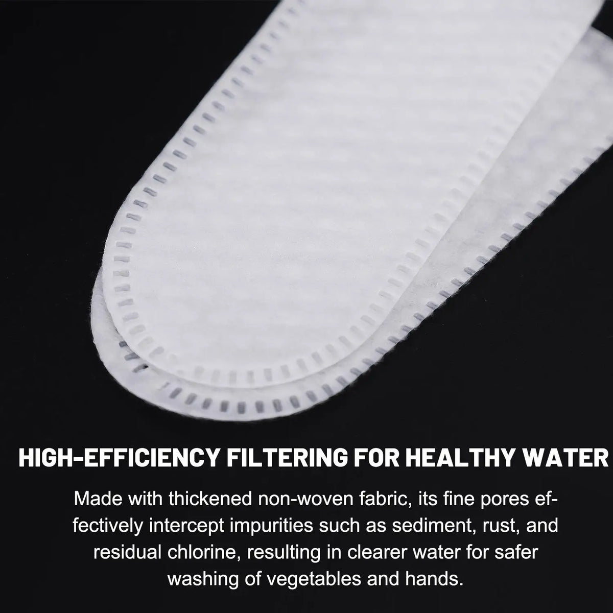 50-500pcs Universal Faucet Filter Non-woven Fabric Faucet Filter Bags Tap Water Filter Bag Water Rust Removal Protects Faucets