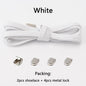 No tie Shoe laces Elastic laces Sneakers Flat Shoelaces without ties Quick Shoelace for Shoes Kids Adult One Size fits All Shoes