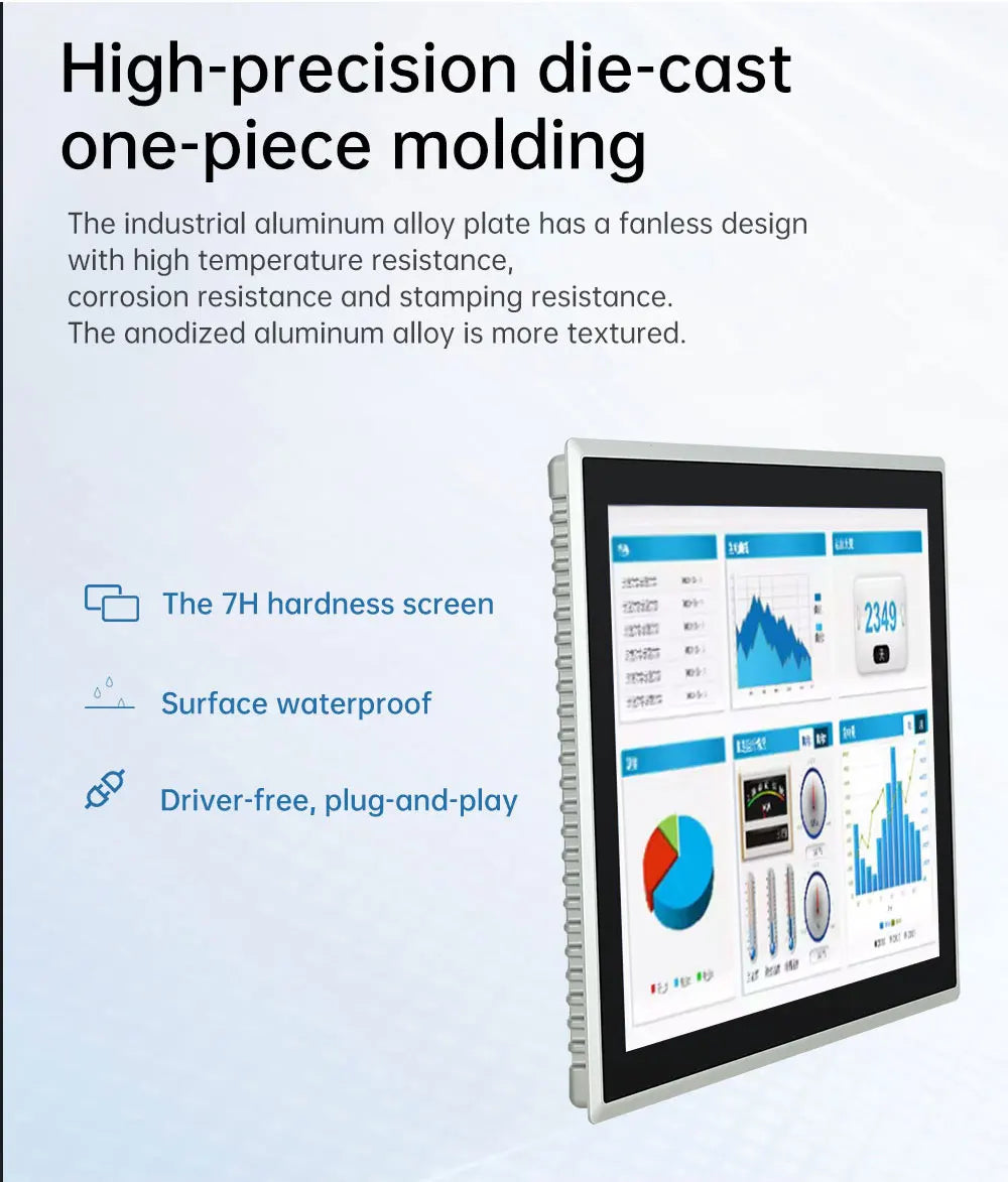 8~21.5 inch Aio Touch Industrial Screen IP65 Touch Screen integrated pc,Aio Industrial Embedded Panel PC TouchScreen Monitor