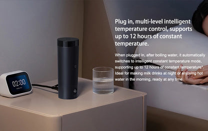 NEW  Mijia Portable Electric Kettle 2 Thermos Cup Fast Water Boiler 350ml Smart Temperature Insulated Kettle Travel (CN)