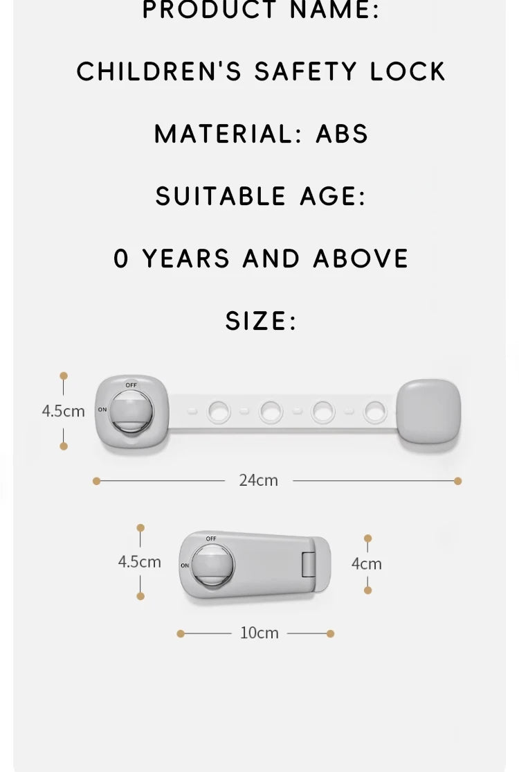 Baby Safety Lock Drawer Child Safety Cabinet Locks Adhesive Cabinet For Drawer Door Latches Baby Safe Straps Child Door Security