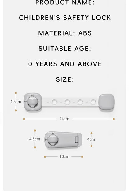 Baby Safety Lock Drawer Child Safety Cabinet Locks Adhesive Cabinet For Drawer Door Latches Baby Safe Straps Child Door Security