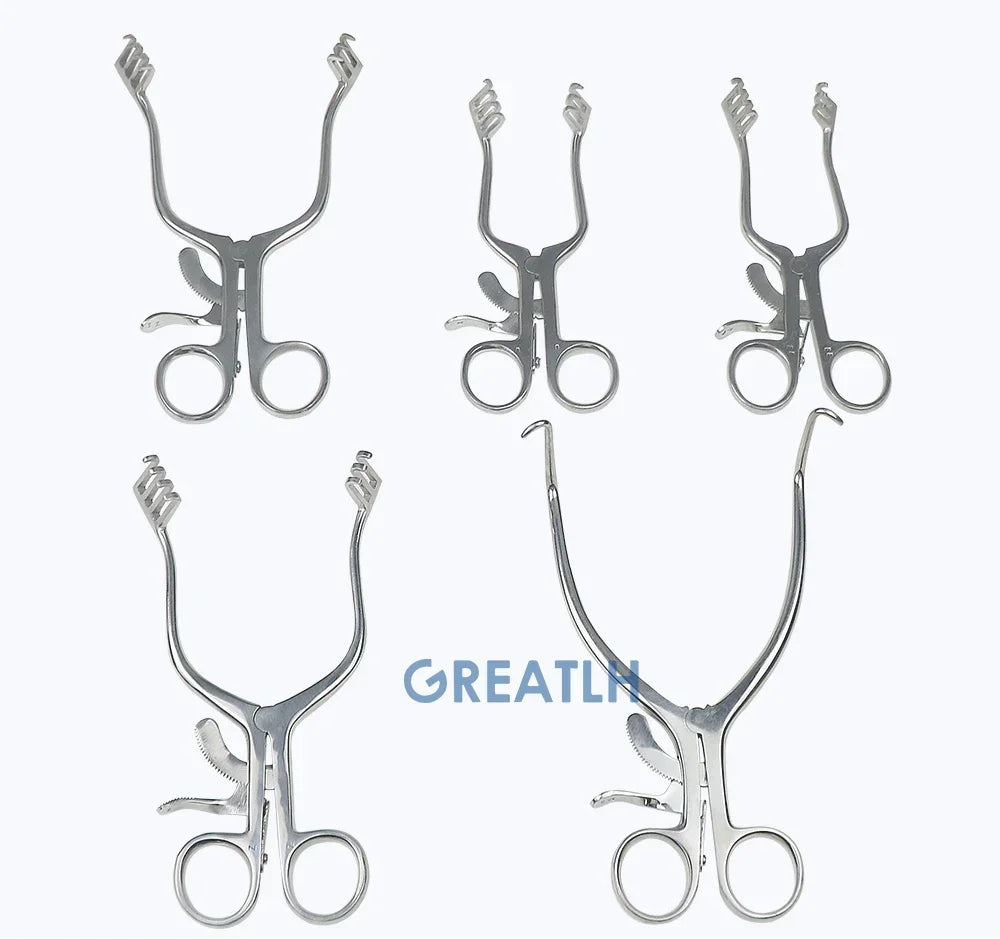 GREATLH Veterinary Instruments  Orthopedics Weitlaner Retractor Stainless Steel Self-Retaining Retractor pet