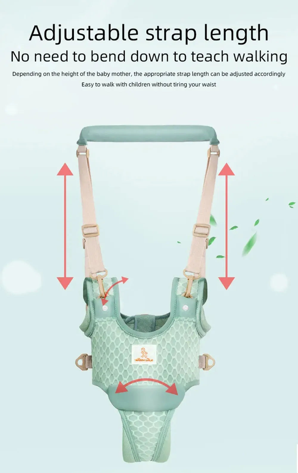 Toddler Infant Walker Harness Assistant Belt Help Baby Walk Child Learning Walk Support Assist Trainer Baby Walking Harness