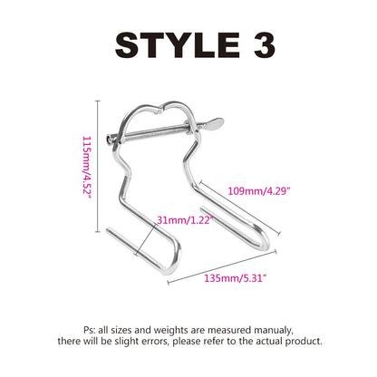 1pcs, Adjustable Huge Stainless Steel Anal Dilator Metal Vaginal Speculum Fisting Vaginal Dilator Anal Training  Adult Sex Toys