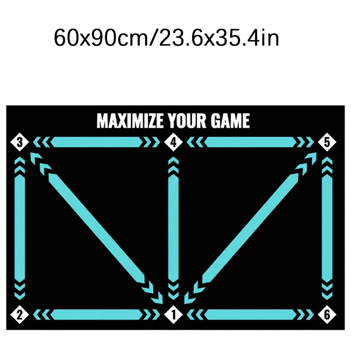 New football control training mat | Stable, quiet rubber bottom | Digital guidance design | Enhances ball feel, daily training