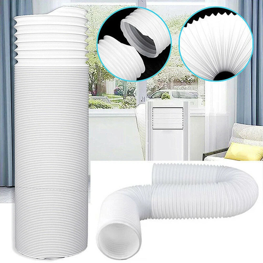 130/150mm Telescopic Air Conditioner Pipe Duct Extension Pipe Easy to Install Universal Exhaust Hose Tube for Air Conditioning