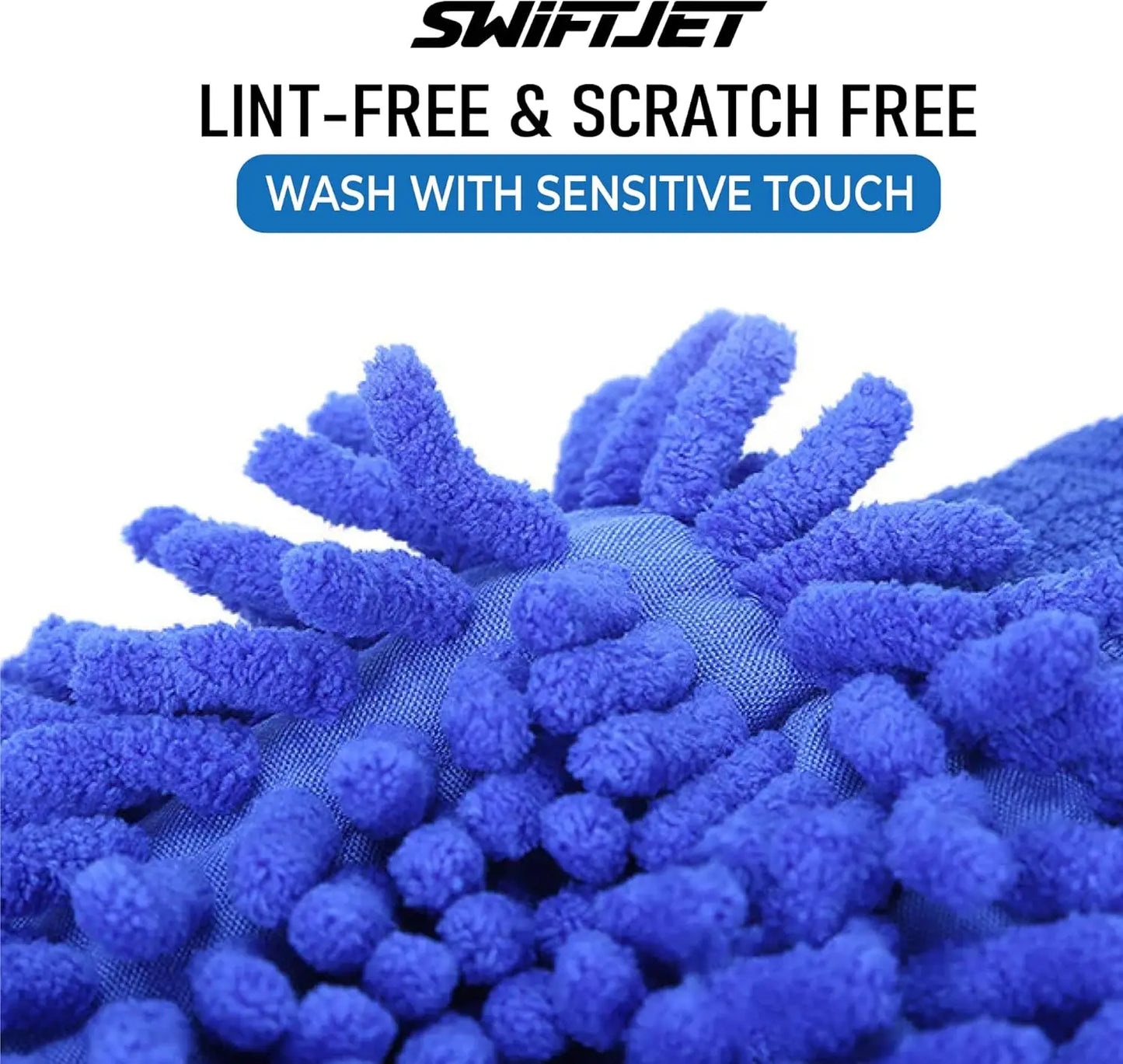 Microfiber Car Wash Cloth Gloves Automotive Double-sided Cleaning Drying Towels Thicken Chenille Vehicle Window Glass Supplies