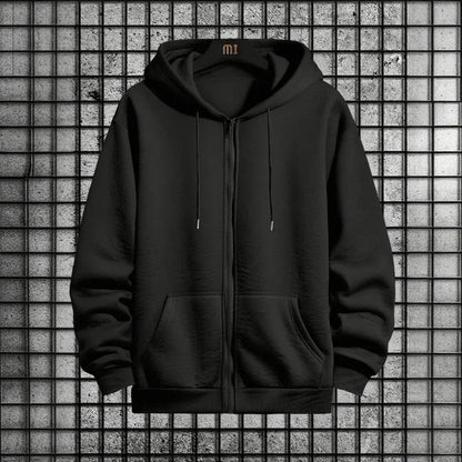 2026 New Arrival Men's Zipper Hoodie Sweatpants 2 Piece Set High Quality Hooded Long Sleeve Sweatshirt Autumn Winter Tracksuit