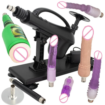 FREDORCH Upgraded Sex Machine for Women with Dildos Automatic Masturbation Machine Pump Gun Love Machine Couple Sex Toys