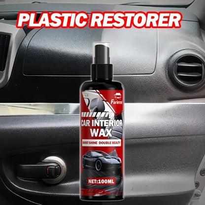 Car Interior Polish Spray – a Versatile Polishing Agent Suitable for Dashboards, Leather Seats, Plastic Trims, And Various Surfa