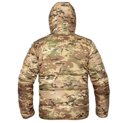 Winter Coat With Hoodie Mens Camouflage Tactical Jackets Outdoor Hooded Light Weight Thermal Reflective Windbreaker Men Clothing