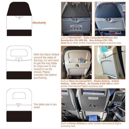 Travel Airplane Bed For Baby Pedals Bed Kids Airplane Seat Extender with Side Pocket Portable Foot Rest Hammock Car Sleep Crib
