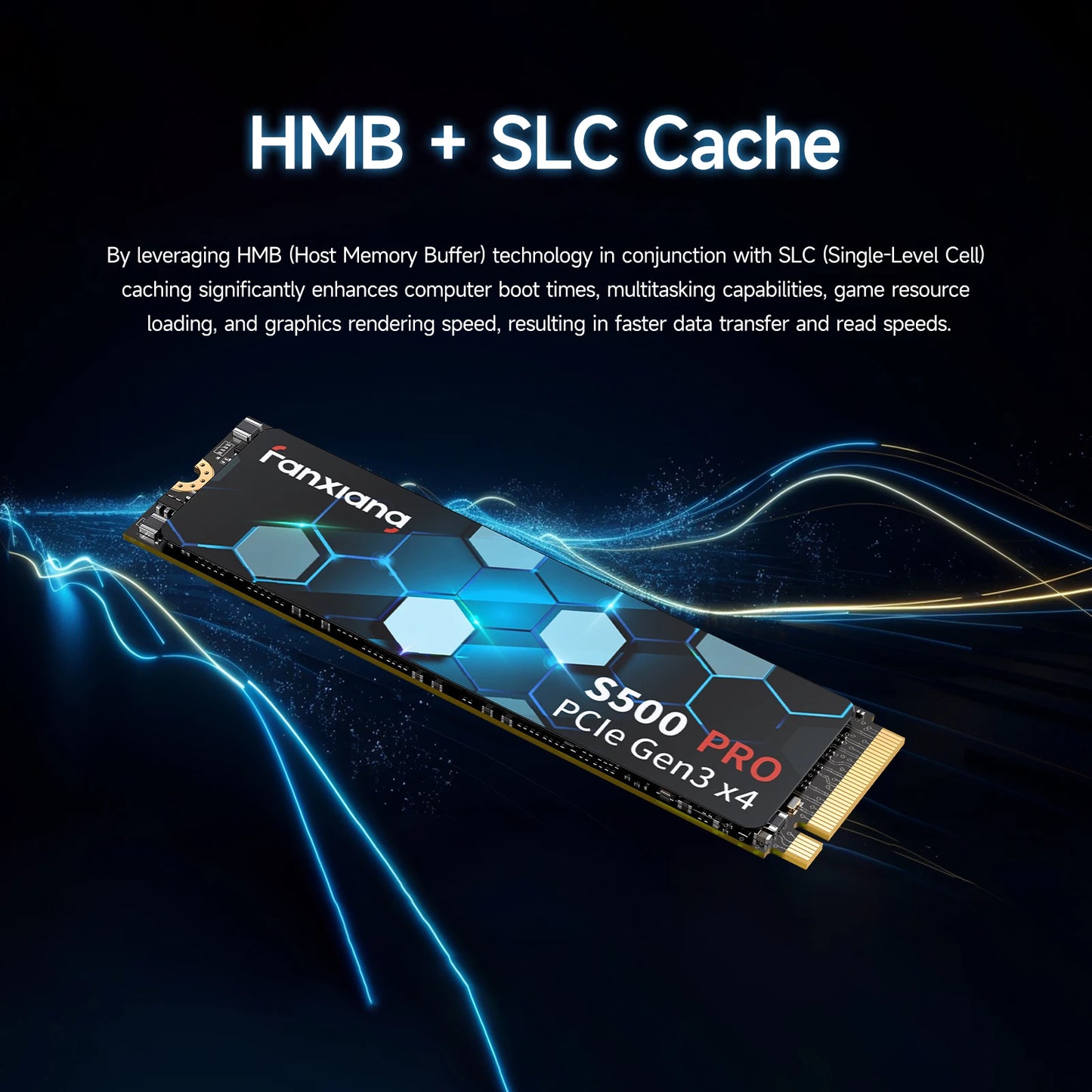 Fanxiang M.2 SSD Hard Disk 1TB 2TB 3500MB/s NVMe M2 SSD 512GB PCIe 3.0 Internal Solid State Drive EU US Local Delivery S500 Pro