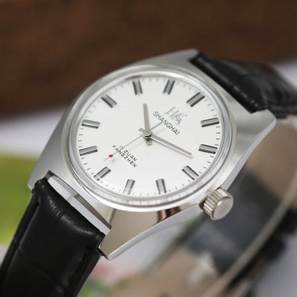 Shanghai Watch Vintage Collector Timepiece Gift for Gentlemen Wholesale Drop Shipping  Men's Manual Mechanical Watches