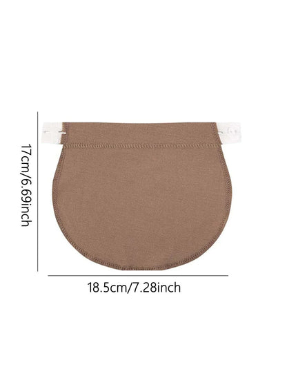 Women Adjustable Elastic Maternity Pregnancy Waistband Belt Waist Extender Clothing Pants For Pregnant Sewing Accessories