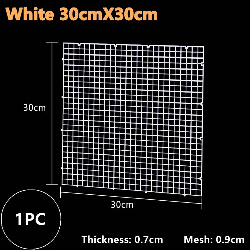 1PC Isolation Board Grid Aquarium Fish Tank Accessory Undergravel Bottom Plate Tray Multi Function Seperator Divider Board Net