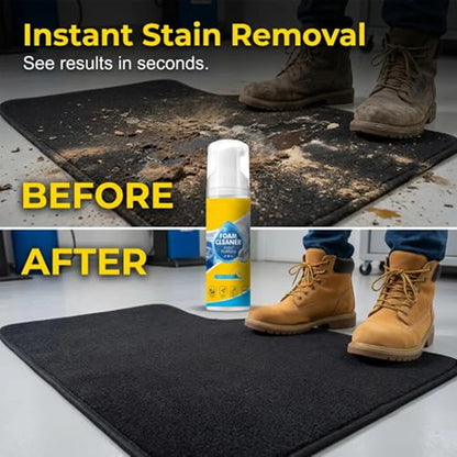 Multifunctional Car Foam Cleaner Powerful Stain Lemon Scent No Rinse Removal Car Leather Upholstery Interior Seat Cleaner NEW