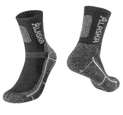 2 Pairs Winter Thermal Men Sports Socks Outdoor Warm Cycling Running Hiking Skiing Breathable Professional Crew Socks