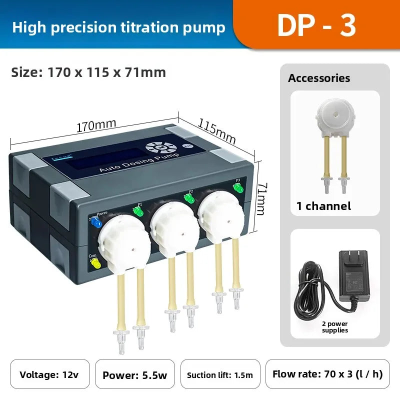 JEBAO DP-4 DP-5 DP-2 DP-3S DP-4S DP-3 Automatic titration pump peristaltic pump Dosing pump Aquarium automatic infusion machine