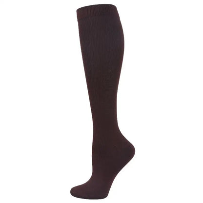 19 Styles Compression Stocking Blood Circulation Promotion Slimming Compression Socks Anti-Fatigue Comfortable Solid Color Socks