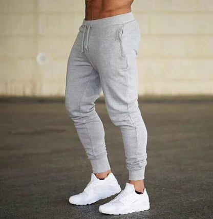 26Men's Casual Fitness Joggers Elastic Waist Lightweight Knit Fabric Comfortable Stretch Design Running Training Sports Pants