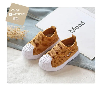 Children Casual Shoes Kids Sneakers for Toddlers Boys Girls Air Mesh Breathable Classic 2025 Spring Autumn Skate Shoes Anti-kick