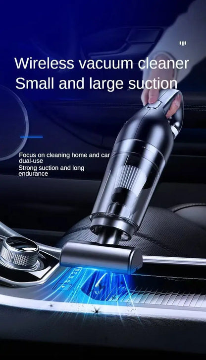 Handheld Vacuum Cleaner Rechargeable Portable Vacuum Cleaner Car & Home Dual Purpose Wireless Dust Catcher Pet Hair 10000PA 120W Powerful Suction  for cleaning carpets, seats, and floors