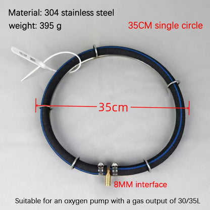 1Pc Stainless Steel Koi Fish Pond Oxygenation Aquarium Supplies Nano Aeration Disc Fish Pond Seafood Pond Oxygen Plate