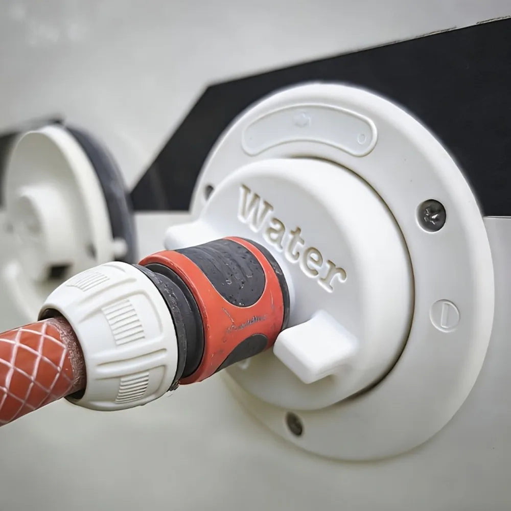 An Adapter for RV Water Tanks, a Water Filling Device Equipped with a Quick Hose Connector And O-Ring Seal,Without Battery