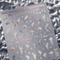 1pcs 5D Star Moon Nail Stickers Kawaii Pink Retro Bronzing Nail Art Sticker Decorations Decals DIY Adhesive Slider Accessories