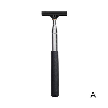 Car Rearview Mirror Wiper Wash Telescopic Cleaning 98cm Wiper Handle Glass Long Demist Cleaning Cleaner Handheld Tool Mirro Q2W9