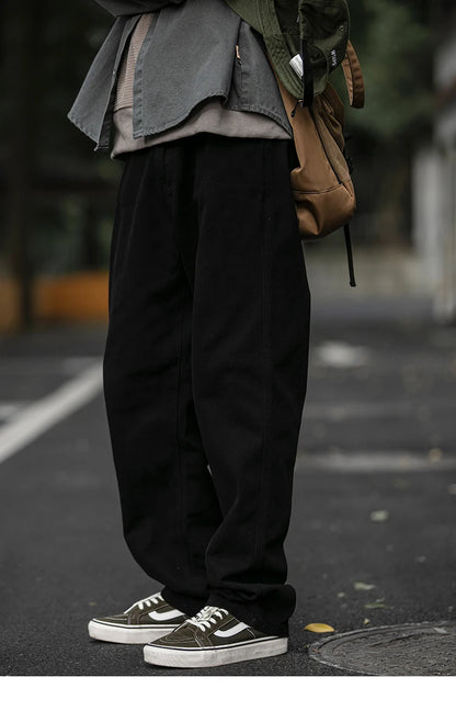 Japanese Streetwear High Quality Cargo Pants For Men Clothing Harajuku Casual Straight-Leg Trousers Korean Fashion Baggy Pants