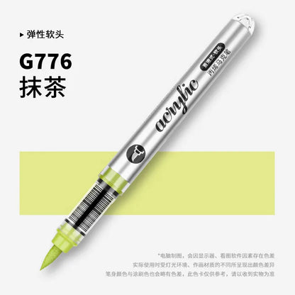 1 PC 120 Colors Acrylic Paint Marker Pens Professional Drawing Pens for Graffiti Manga School Aesthetic Stationery Art Supplies