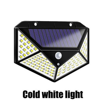 100Led Multifunctional Solar Lamp Outdoor Garden Decoration Solar Light Waterproof Sunlight Powered Spotlight with Motion Sensor