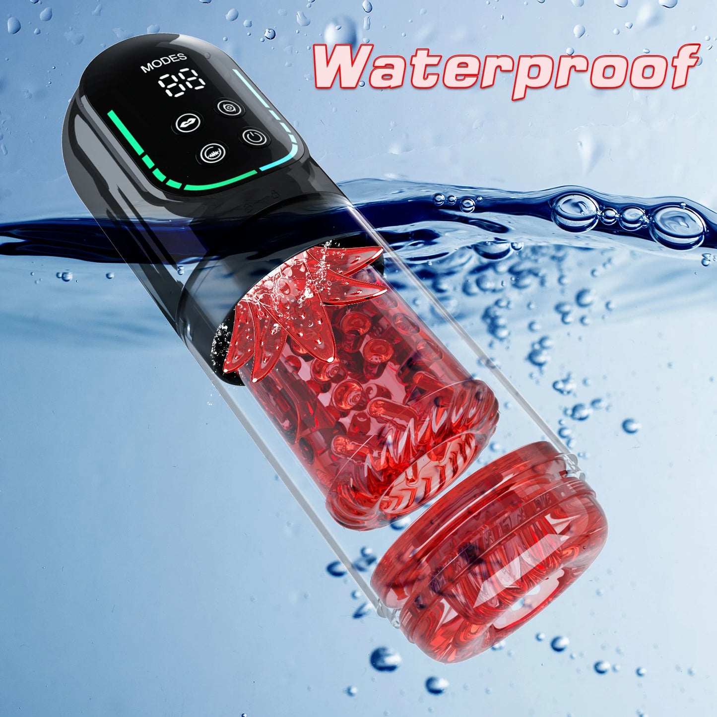 Minyee Automatic Male Masturbator Penis Pump 100% Waterproof Rechargeable USB Sucking Vibrating Function Silicone Masturbation Cup Adult Sex Toy for Men