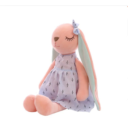 35CM/14inch Cute Bunny  by Soothing Rabbit Doll Sleeping Doll, Stuffed Animals Kids Plushie Doll Toy