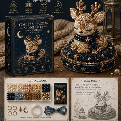 3D Design Animal Guardian Beading Kit Animal Shape Material Package Animal Bead Set with Colorful Beads Handmade Bead Craft Set