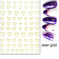 3d Nail Art Stickers Red Black White Love Hearts Stars Clouds French Full Tips Adhesive Nail Decals Slider For Manicure