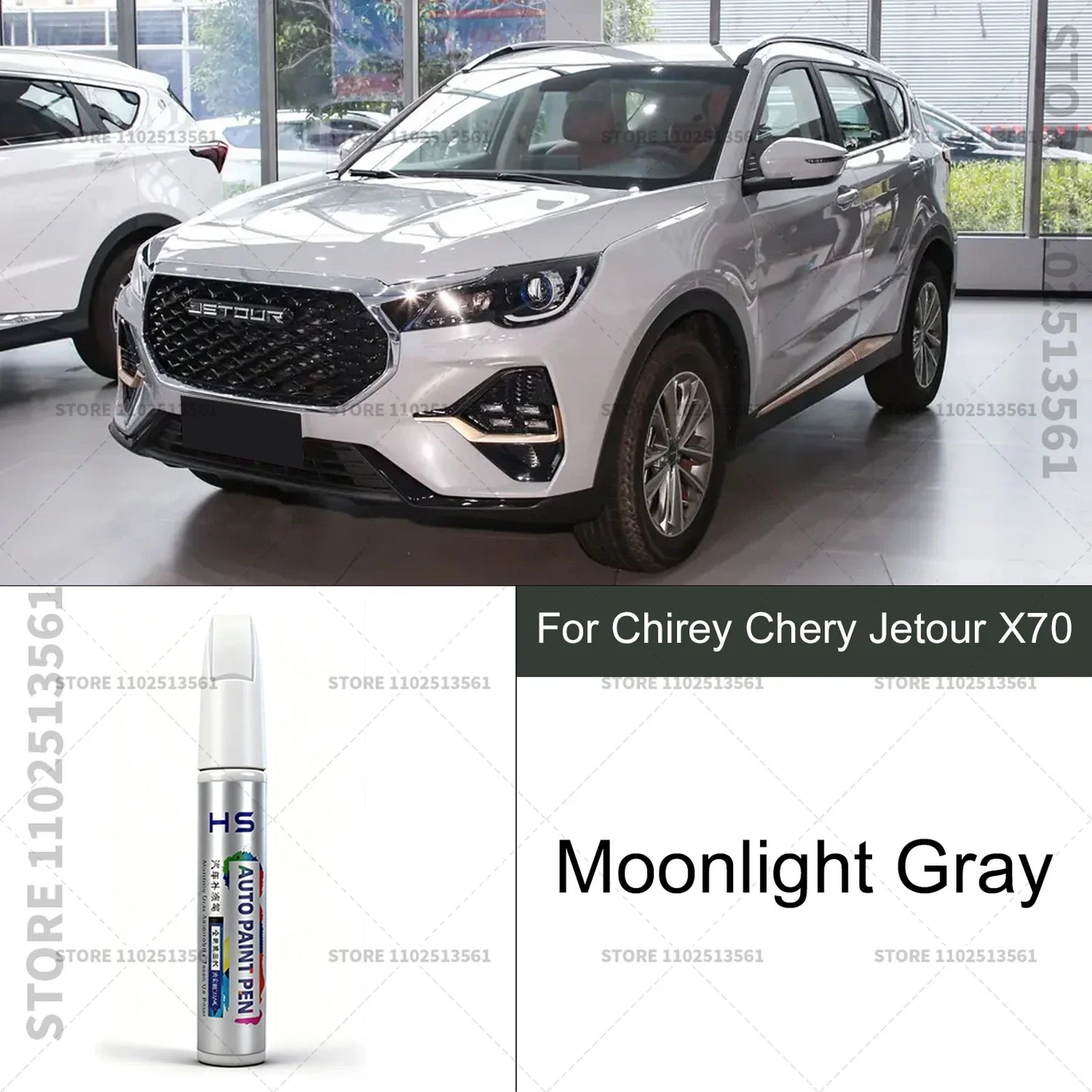Car Paint Repair Pen For Chirey Chery Jetour X70 Touch Up Scratch Remover DIY Auto Accessories White 094 Brown Gray Blue 096