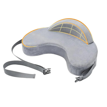 Ergonomic Memory Foam Nursing Pillow Breastfeeding Newborn Feeding Pillow Nursing Waist Support for Holding Baby Removable Cover