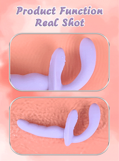 APP Strapless Strap-On G-Spot Dildo Vibrator Realistic Double-Ended Vibrating Butt Plug Anal Sex Toys for Women Lesbians Couples